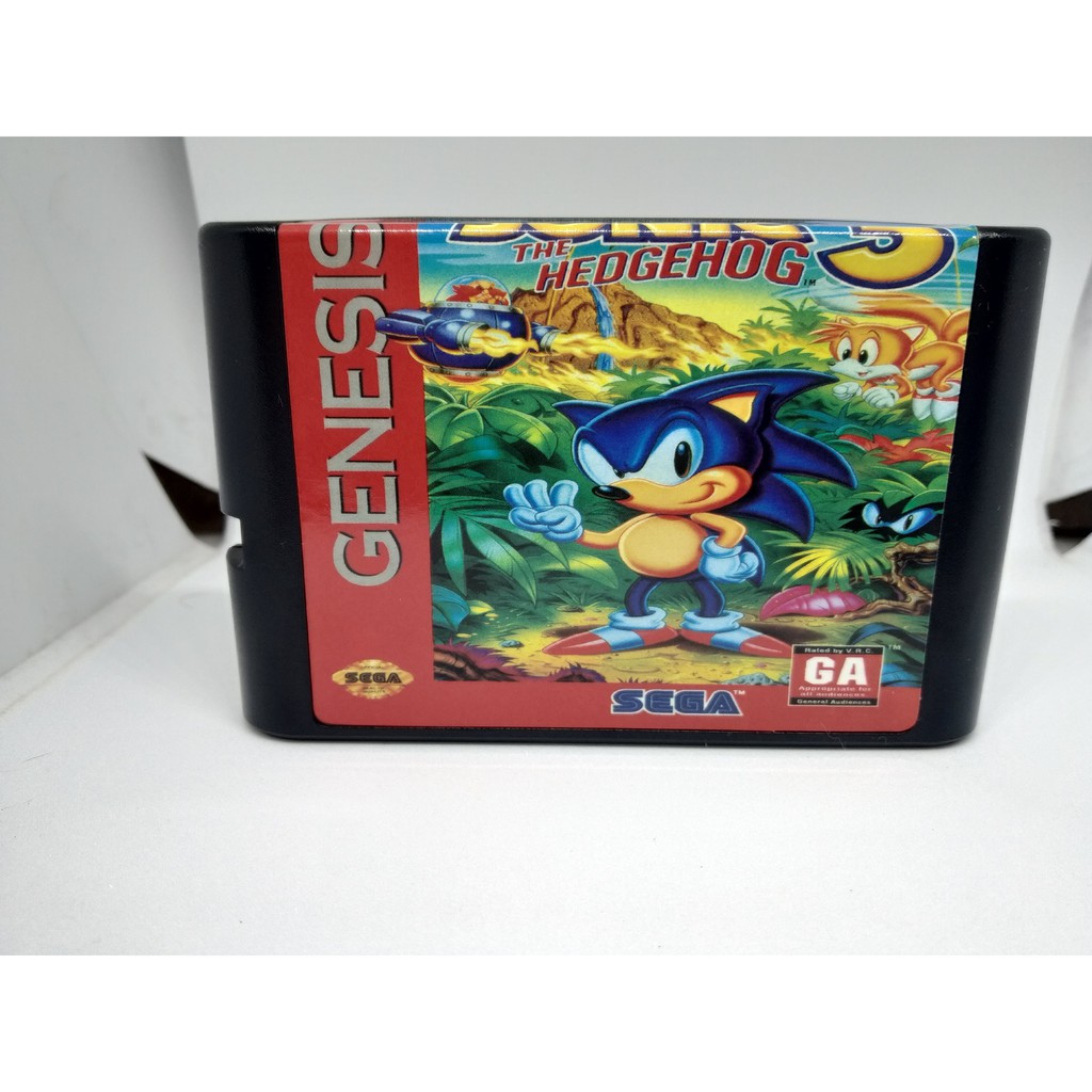 Sonic 3 The Hedgehog Sega Mega Drive Genesis | Shopee Brasil