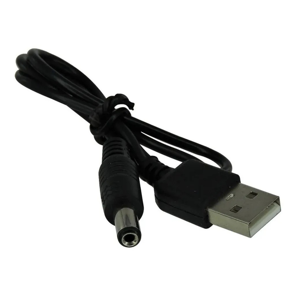 Cabo Usb Energia Dc 3,5mm Fonte Pino Caixa Som Periférico