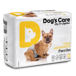 Fralda Descartável Higiênica para Cães Macho Dogs Care P 12 un em Oferta na Shopee