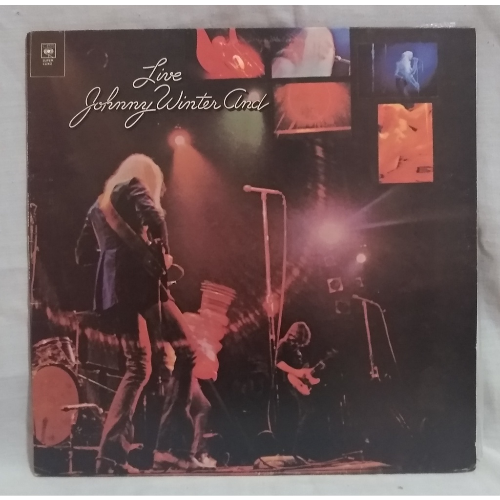 LP - JOHNNY WINTER - LIVE JOHNNY WINTER AND