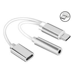 Adaptador Tipo c 3x1 P2 x Carregador x Chamada Lehmox LE154