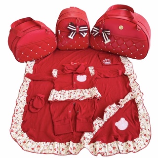 Kit Bolsa Maternidade Personalizada 3 Peças Saída Maternidade