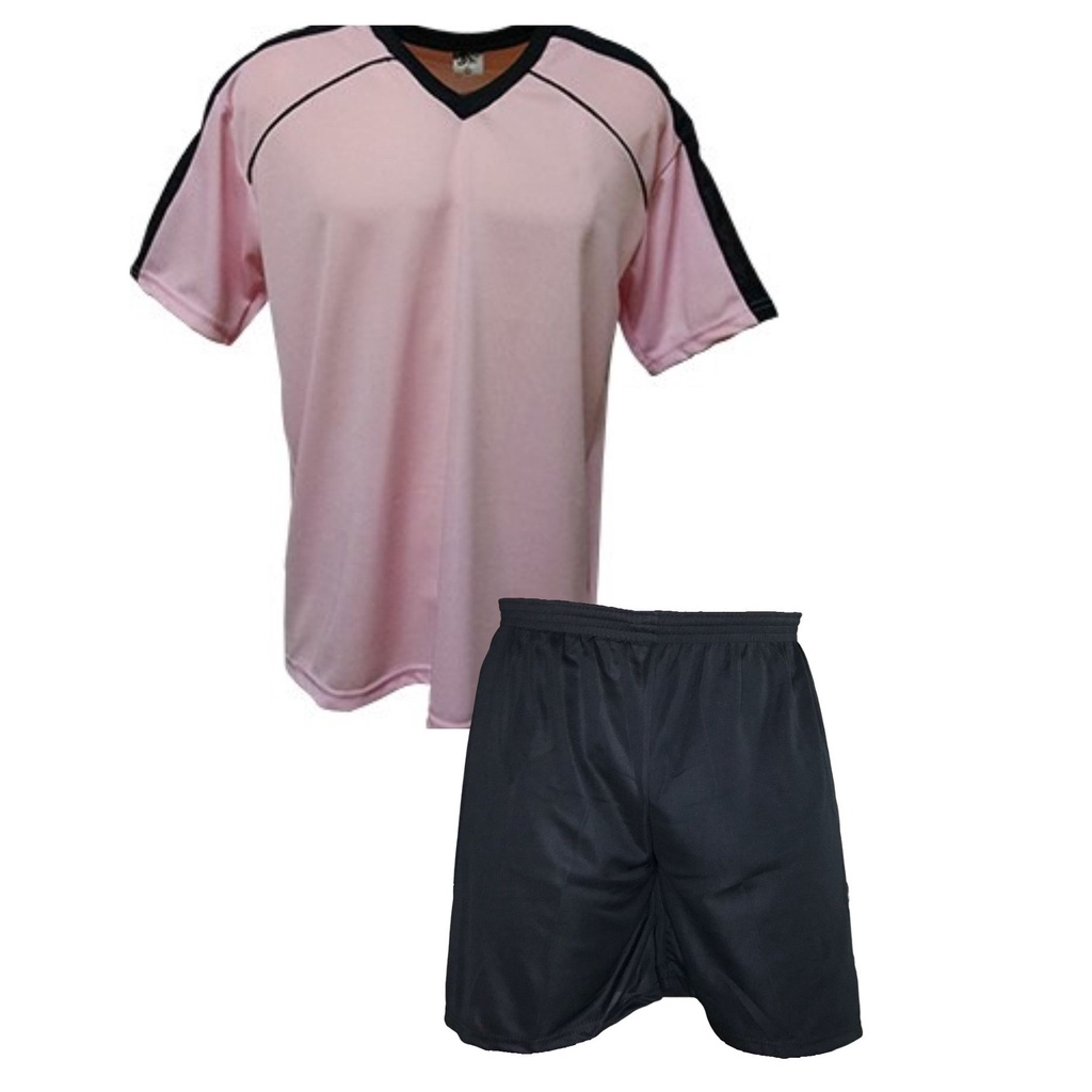Kit Jogo de 7 Camisa numeradas + 7 Calção Uniforme Futebol
