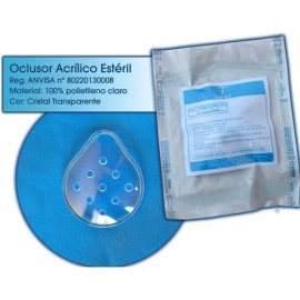 Oclusor Acrílico Estéril C/ 10 Unidades
