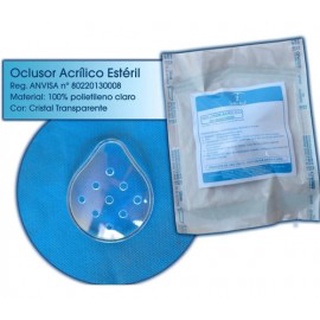 Oclusor Acrílico Estéril C/ 10 Unidades