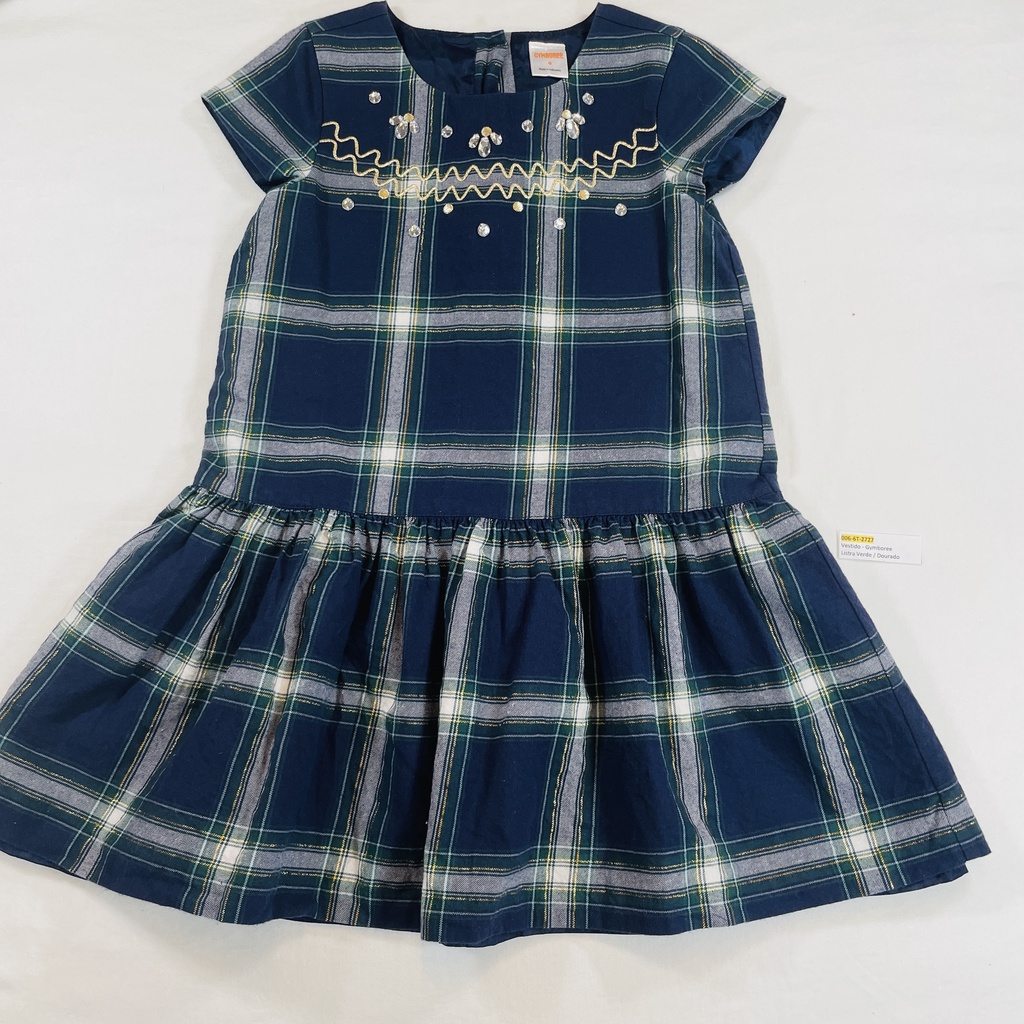 Vestido Gymboree -  Tamanho 6T ==  peça seminova
