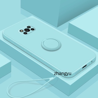 Caixa Xiaomi poco x3 pro x3 nfc Capa De Câmera De Precisão De silicone Líquido De Borda Reta Estojo De Telefone Macio Com Cordão De Suporte