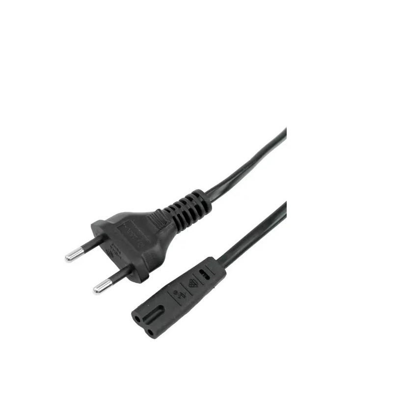 50 Cabos De Força Energia Bipolar Ps2 Ps4 Rádio Impressoras