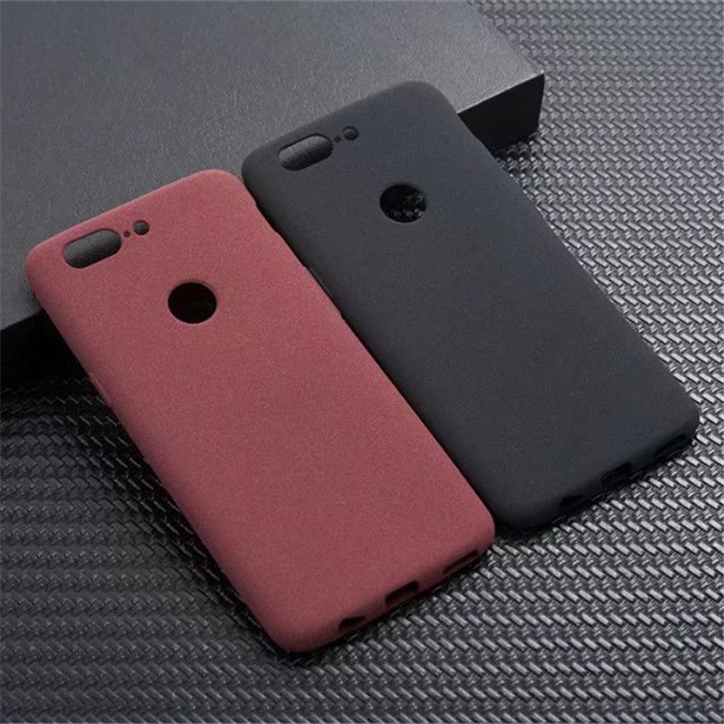 Capa De Silicone Flexível Ultrafina Fosca Anti-Derrapante Para Oneplus 5 5T 6 6T