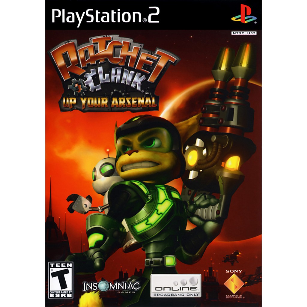 Ratchet & Clank  Up Your Arsenal  jogo playstation ps2