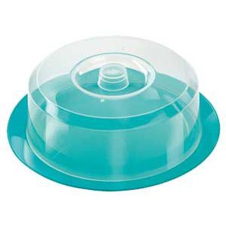 Queijeira Plastica Com Tampa Transparente e Base Colorida 8x22x22cm - Jaguar