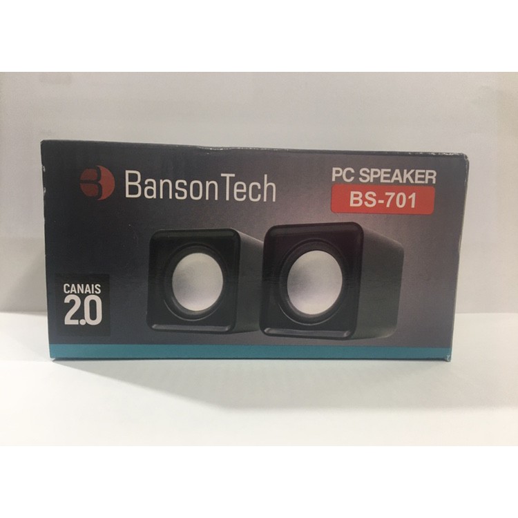 Mini caixa de som para Pc, Noteebook P2 Banson tech.