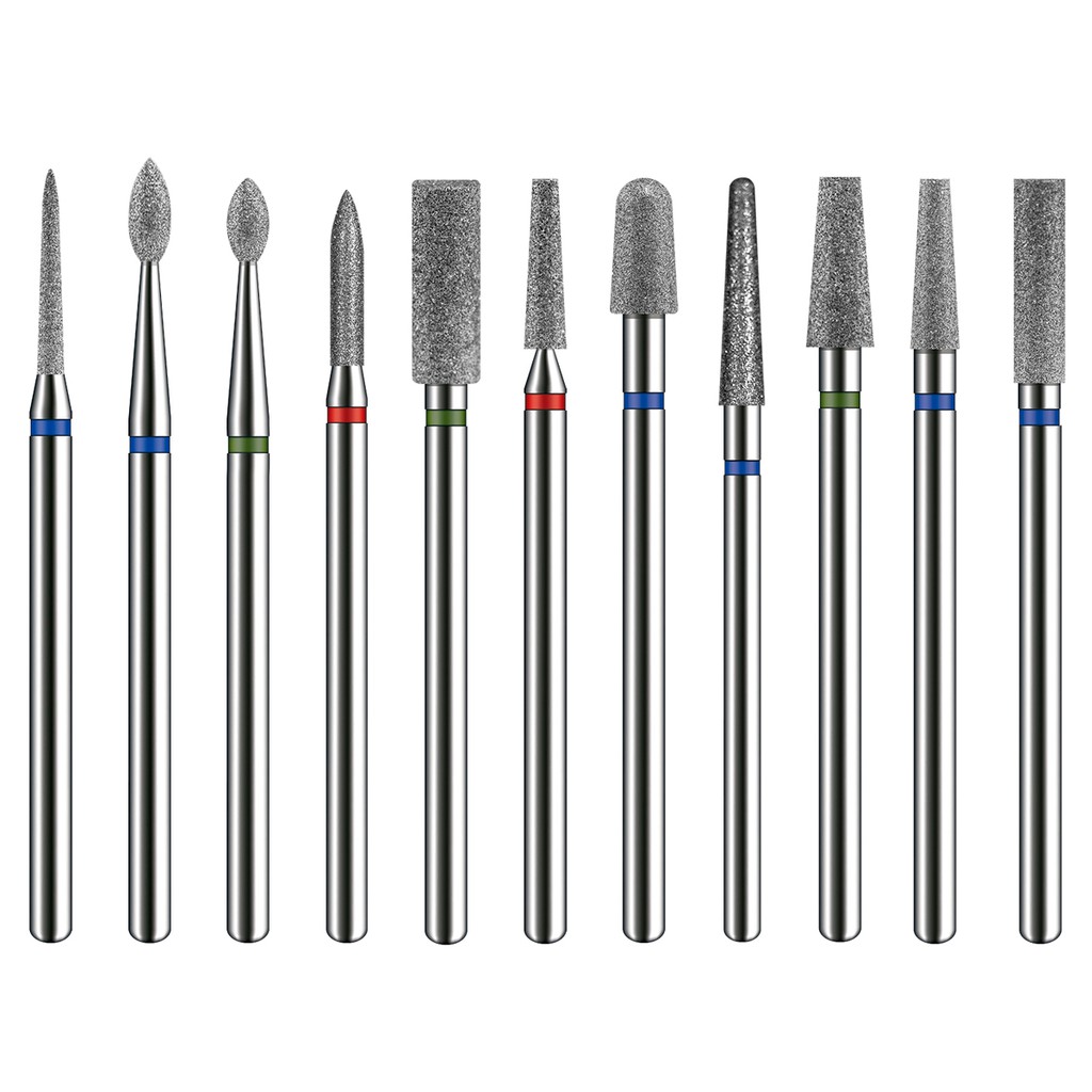 Broca Diamantada PM 95 M Acabamento Unhas Lixadeira Alongamento Gel Manicure Profissional — imagem 2 de 2