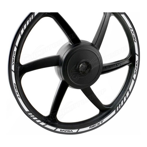 Friso Adesivo Refletivo M5 Roda Moto Dafra Next 250