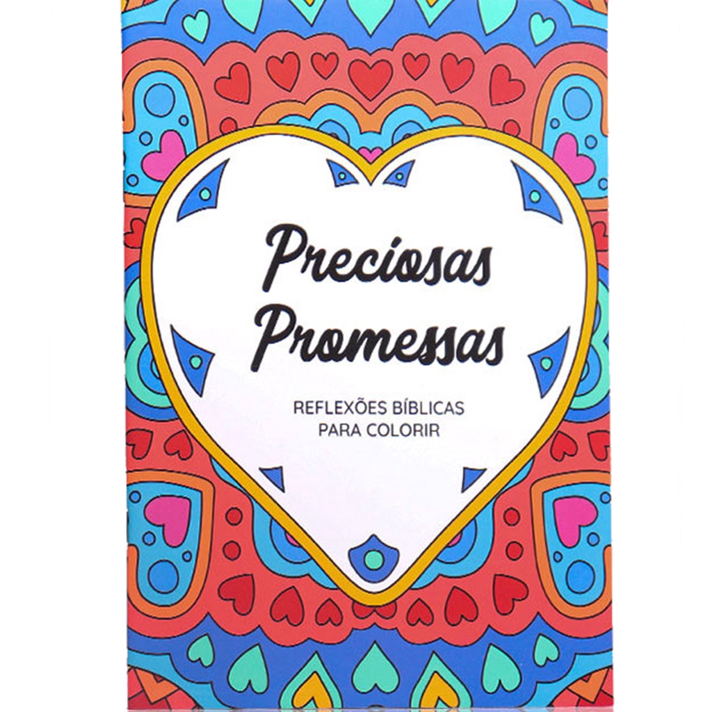 Livro Para Colorir Reflexões bíblicas para colorir Preciosas Promessas