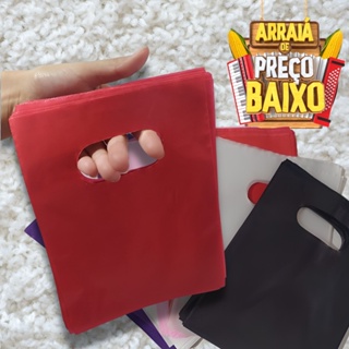 Sacola Boca de Palhaço lisa 15x20 - PEBD 50 unidades em Oferta na Shopee