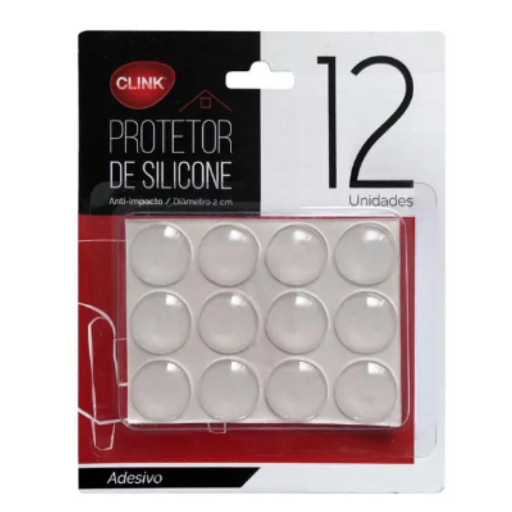 Protetor de Silicone Porta Vidro Parede Armarios Anti-impacto 12 Unidades 2cm de Diâmetro Gota em Oferta na Shopee
