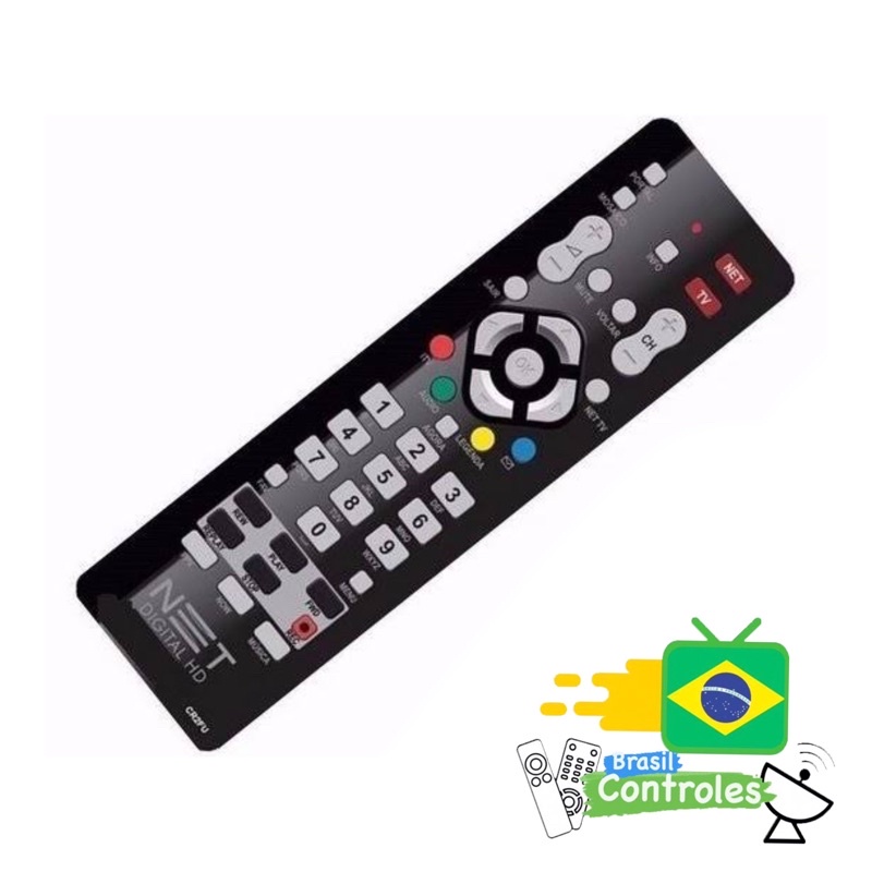 Controle Remoto para Receptor NET Digital HD MAX ORIGINAL | Shopee Brasil