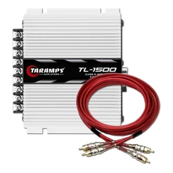 Modulo Taramps Tl1500 Amplificador + Rca Vermelho S400 Bom
