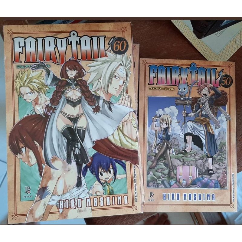 Manga Fairy Tail Vol 50 A 60 Ler Descricao Shopee Brasil