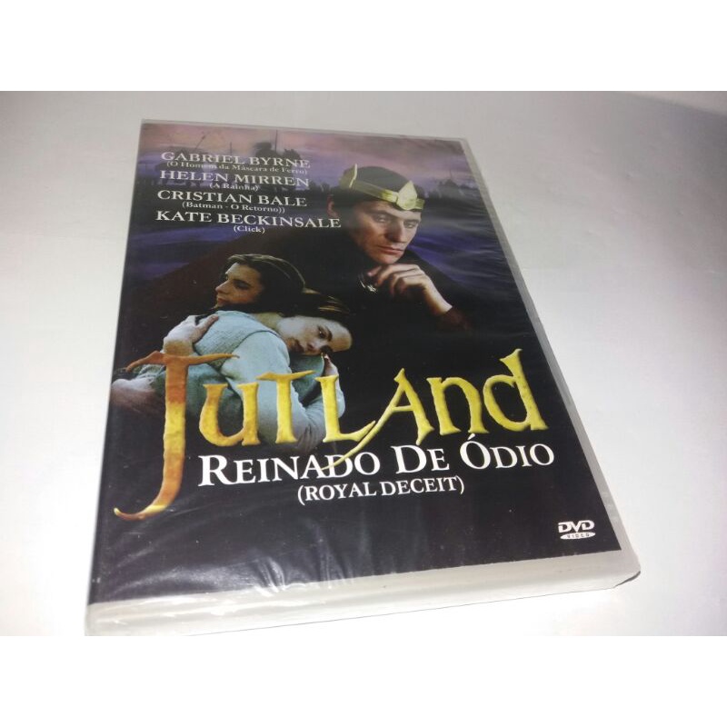 Dvd - Jutland: Reinado de Ódio - 1994 - Gabriel Byrne - Christian Bale - Kate Beckinsale - Dublado - Lacrado