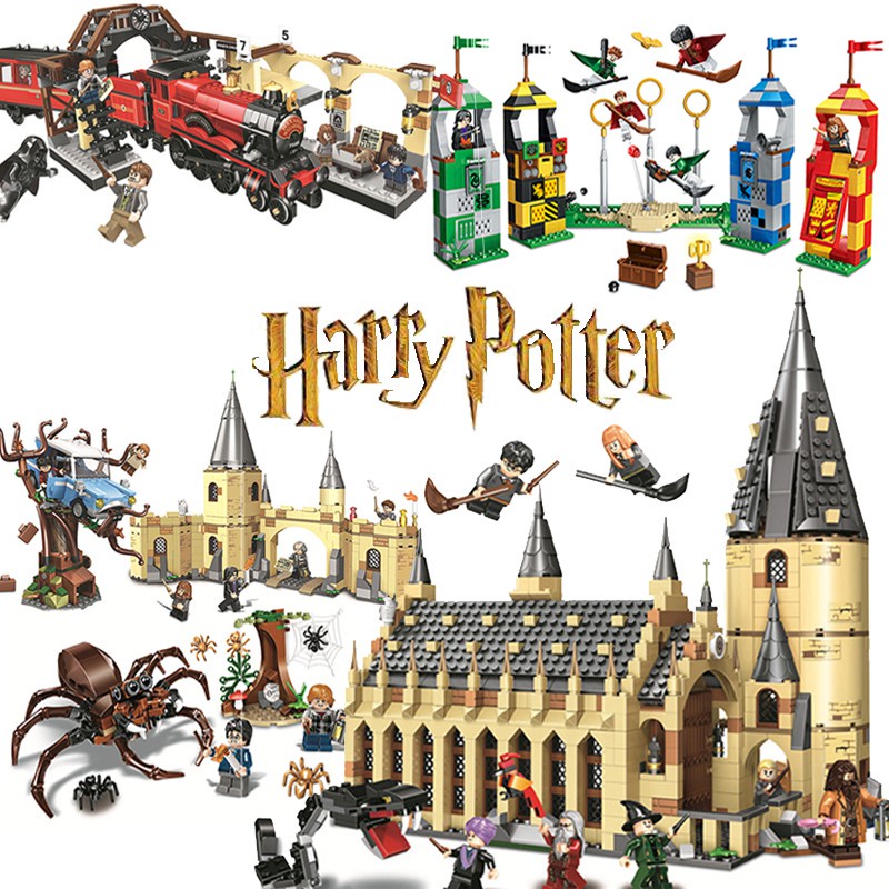 Blocos Buliding Harry Potter Série Hogwarts Castelo Cavaleiro Bus Hedwig  Compatível Lego Modelo DIY Crianças Adultos Brinquedos Educativos Presentes  - Escorrega o Preço