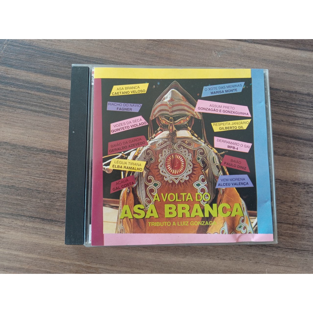 CD A Volta do Asa Branca, Tributo a Luiz Gonzaga com Elba Ramalho, Gilberto Gil, Caetano Veloso e outros
