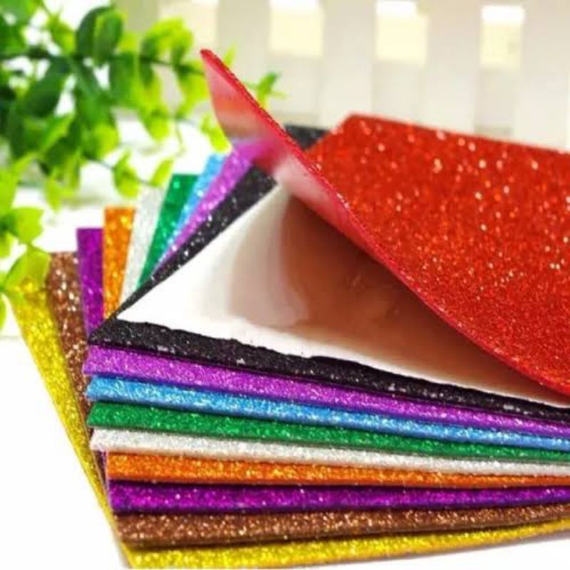 Eva De Glitter Adesivado 40x60cm Shopee Brasil 4137