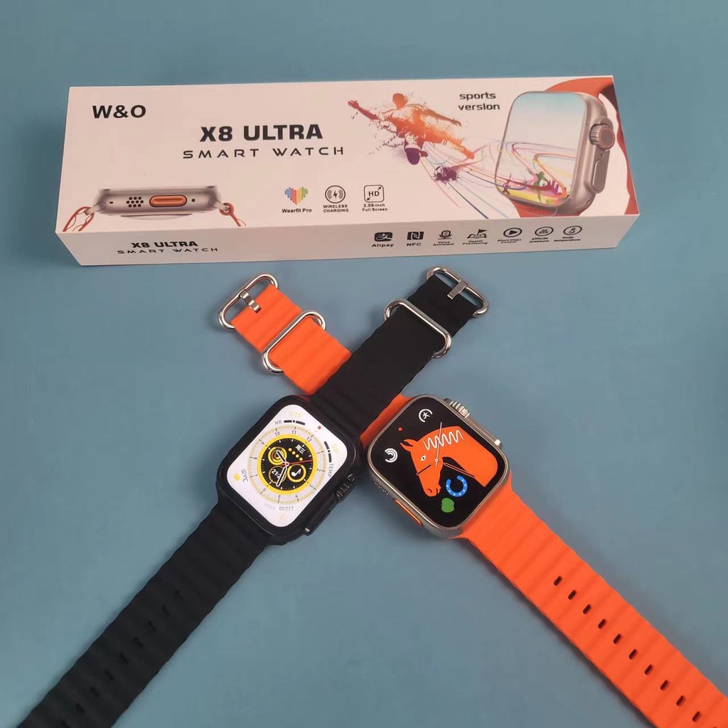 Relógio Original X8 Ultra Smart Watch Série 8 NFC Monitor De Temperatura  Corporal Bluetooth Chamada | Shopee Brasil