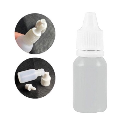 Frasco Conta Gota 5ml Plástico c/ Lacre