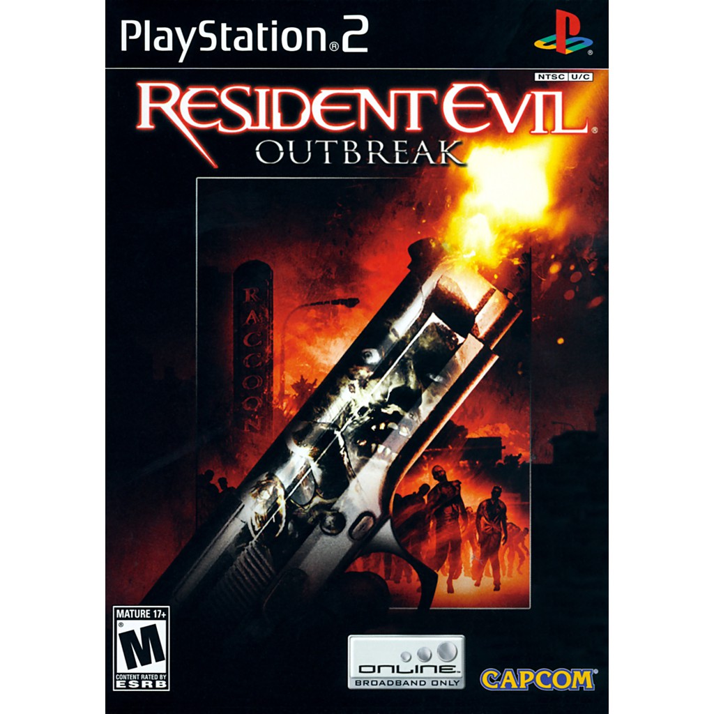 Resident Evil  Outbreak  jogo playstation ps2