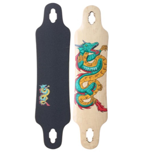 Shape Reflect Drop Through 39 Maple Com Lixa Dragon Skate Longboard RioSkateboard