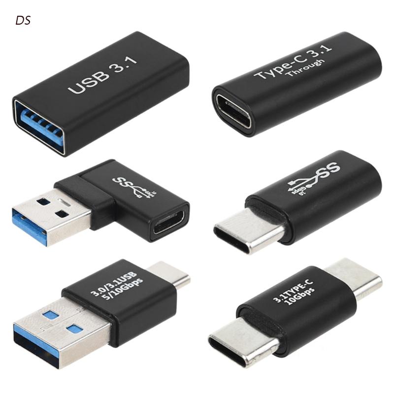 dianhautongxun Type to USB Male Female Adapter OTG USB to Type Male Female Data Converter Connector