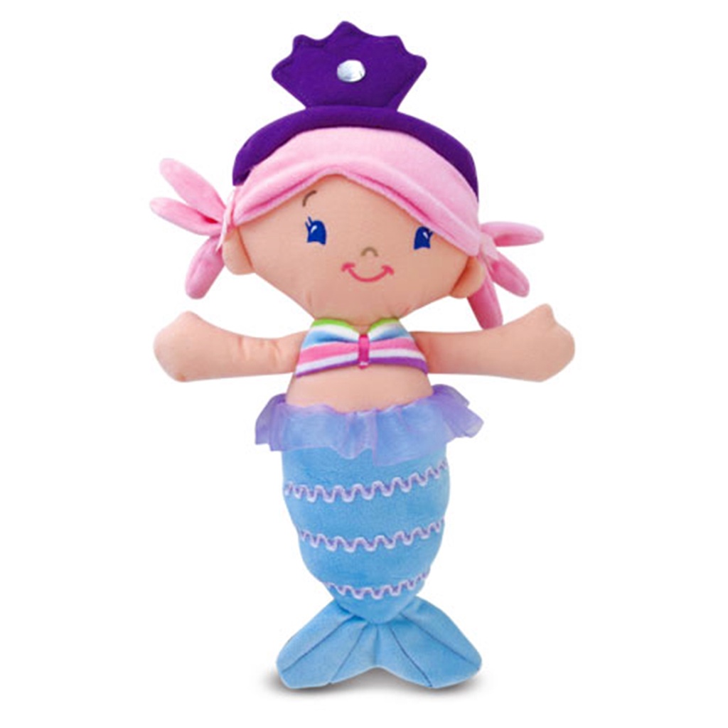 Boneca Menina Sereia Pelucia Bebe 4104 - Cortex Brinquedos