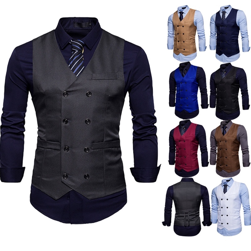 colete slim fit masculino