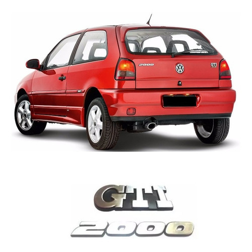Kit Emblema Escovados Gol Gti 2000 - Gol Bola