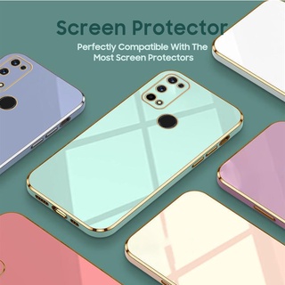 Capa De silicone tpu Luxo 6D Para realme 7i/7/6/5/c3
