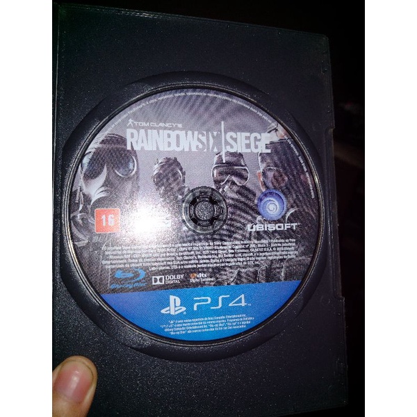 Jogo Rainbow Six Siege Ps4 Mídia Física Usado Original mídia física.