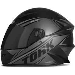 Capacete Moto Fechado Pro Tork R8 Fechado Grafite Viseira Fumê