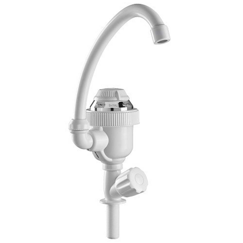 Torneira Elétrica 220v 4400w Bica Alta Bancada Branca Sintex