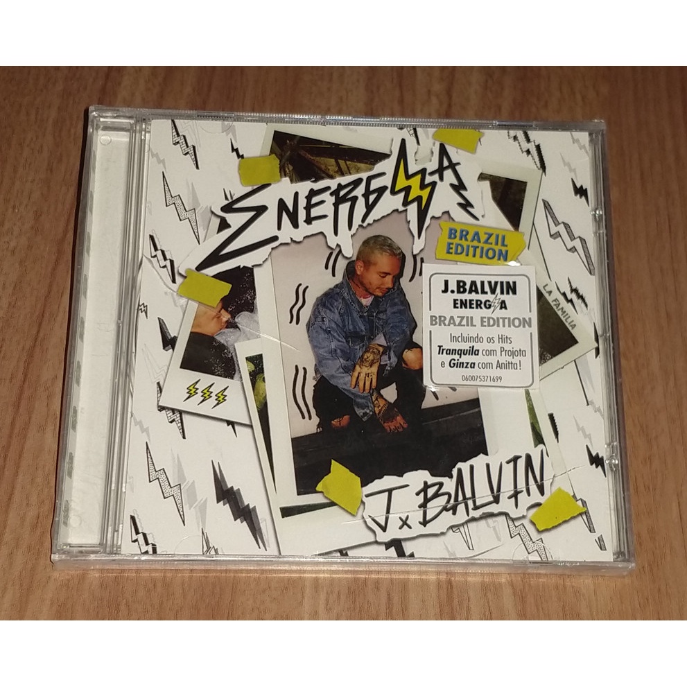 CD Lacrado J Balvin - Energia - Brazil Edition | J. Balvin Tiragem AA | Anitta