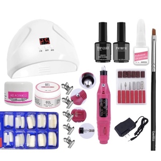 Kit de Unhas Em Gel Para Iniciantes Kit Fibra De Vidro Acrigel