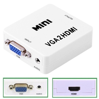 Adaptador Conversor De Vga Para Hdmi - Com Som Áudio