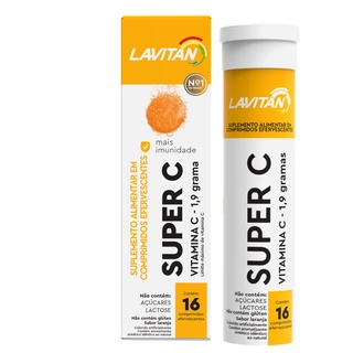 Suplemento Lavitan Super C Efervescente 16 Comprimidos