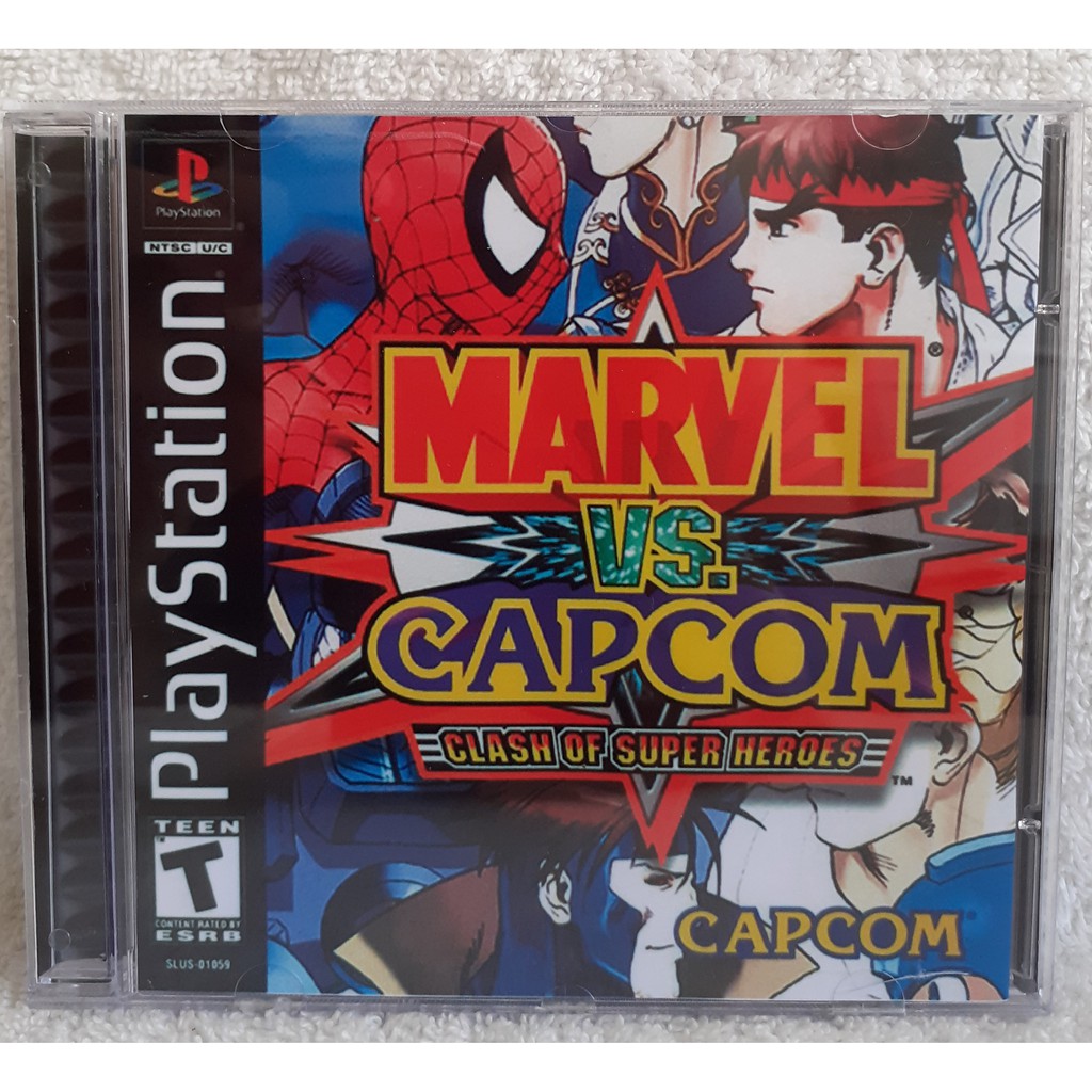 Marvel Vs Capcom Clash Of Super Heroes - Jogo Reprô Para Playstation 1 ...