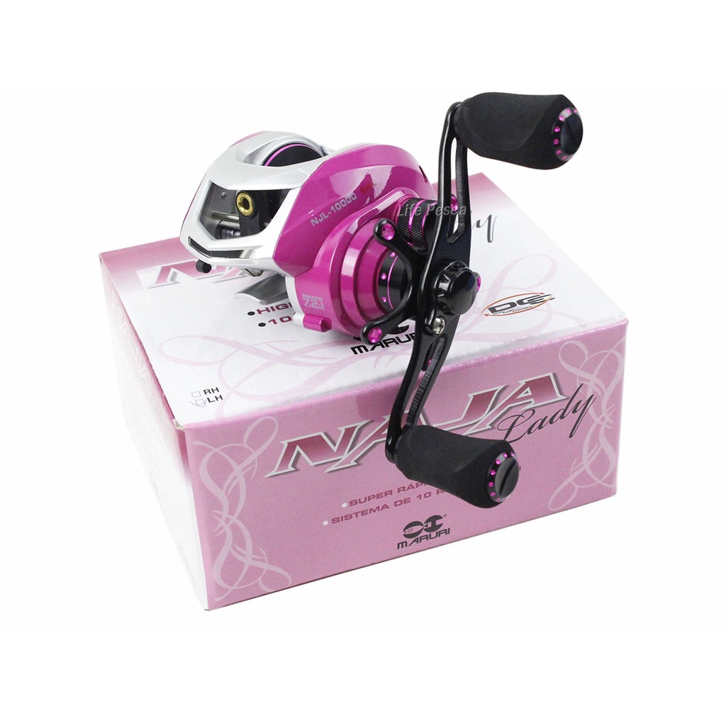 Carretilha Maruri Naja Lady 10000 - 12 Rolamentos