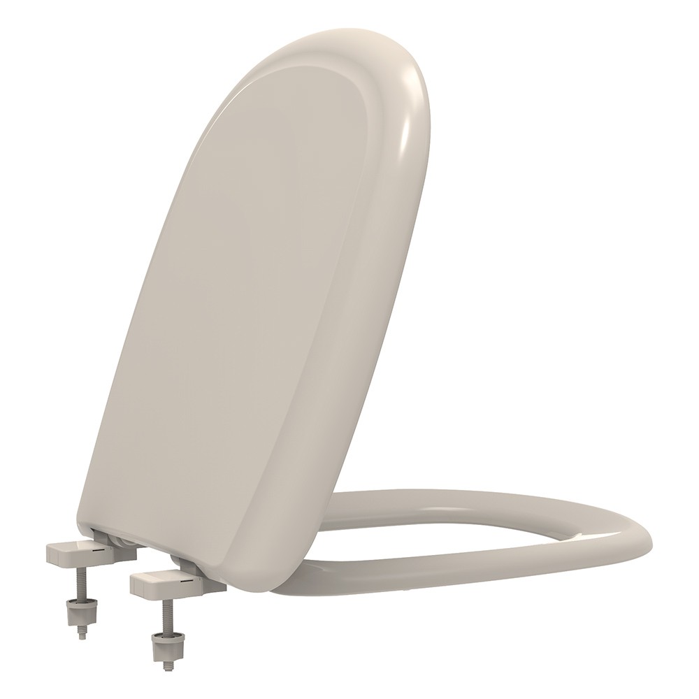 ASSENTO SANITÁRIO ICASA SABATINI PALHA COM AMORTECEDOR SOFT CLOSE TAMPA DE VASO TUPAN