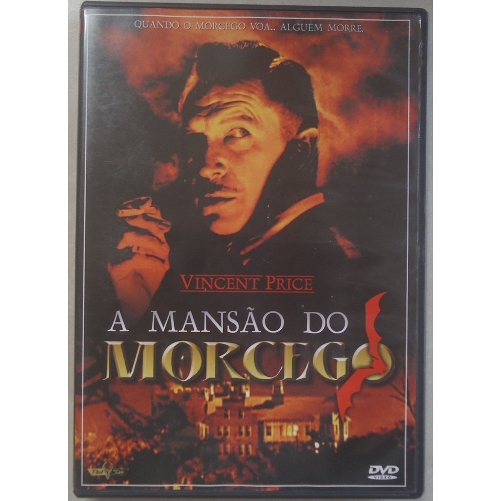 Dvd A Mansão Do Morcego, Vincent Price, Original