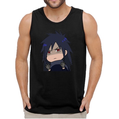 Camiseta Regata Madara Uchiha Akatsuki Anime Naruto camisa masculina!!!