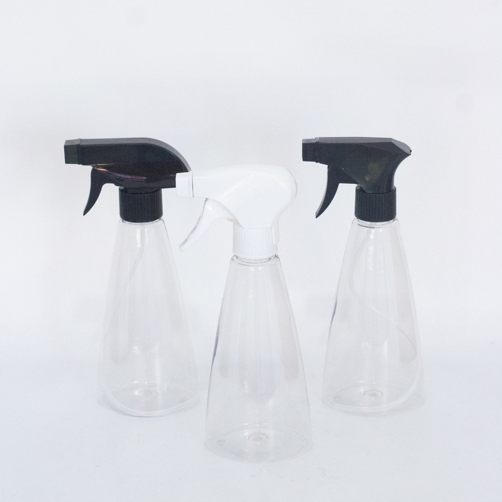 Frasco Pet Piramide Borrifador 300ml 28/410 mod. 15 c/ Válvula Gatilho